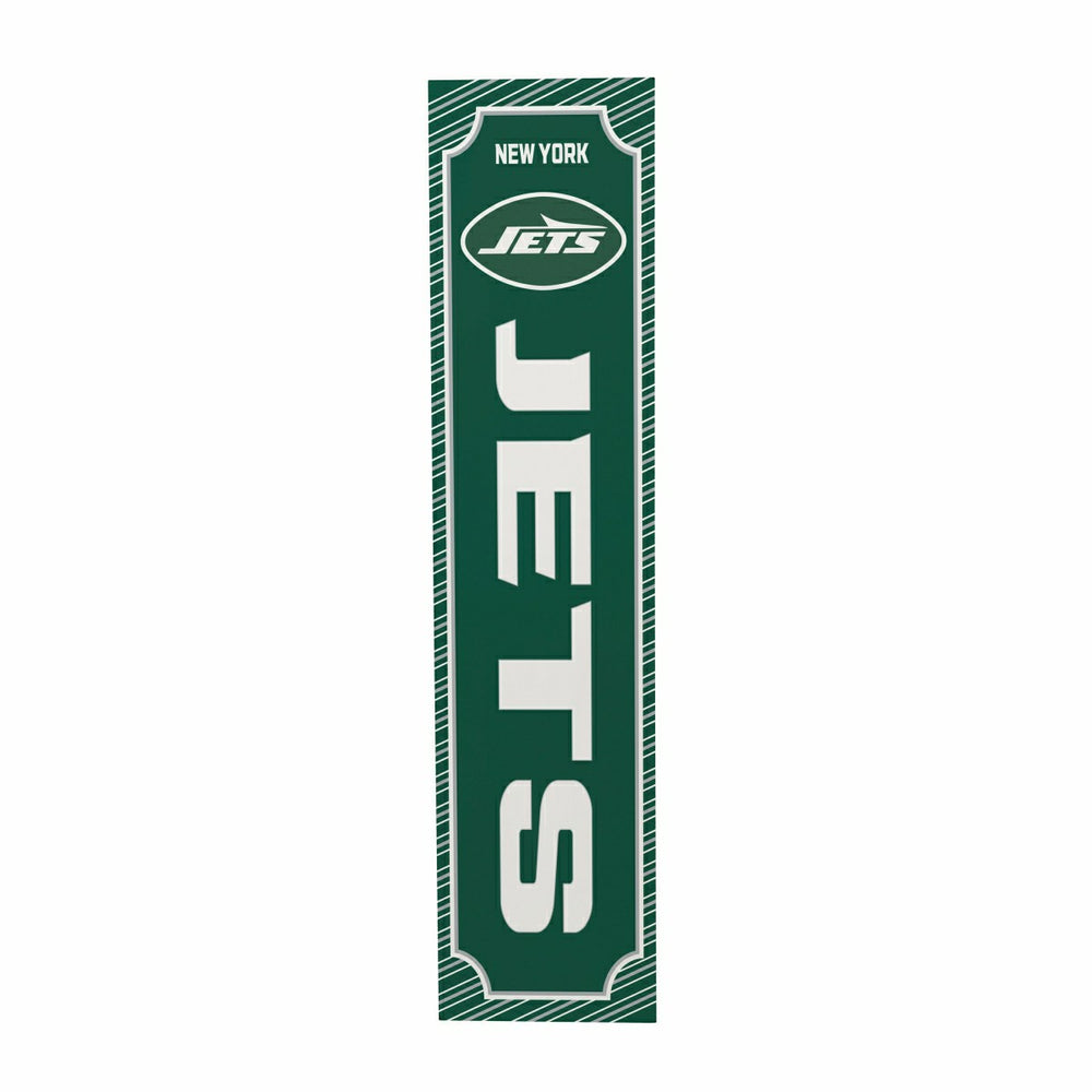 New York Jets Winter Seasonal Double Sided Large Leaner, 46", NFL, Home