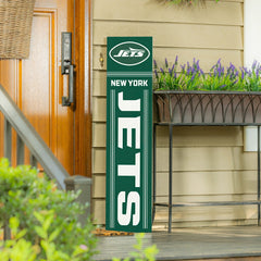 New York Jets Fall Seasonal Double Sided Large Leaner, 46", NFL, Home