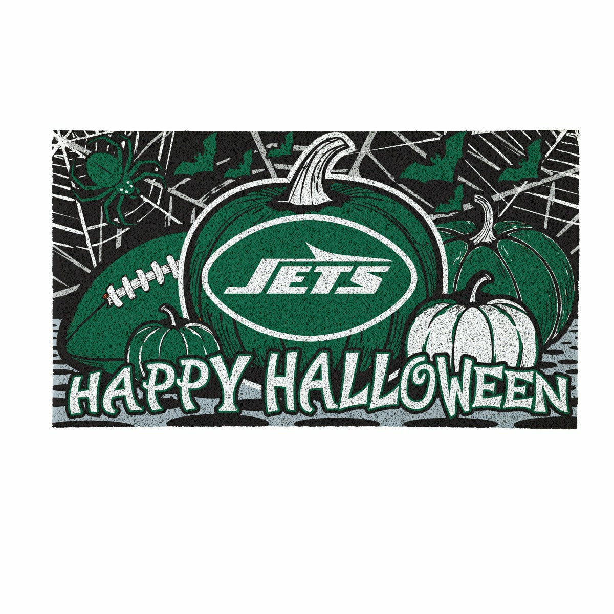 New York Jets Halloween PVC Mat, 28"x16", NFL