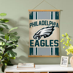 Philadelphia Eagles, Canvas Wall Tapestry, Medium, 36x24, NFL, Home