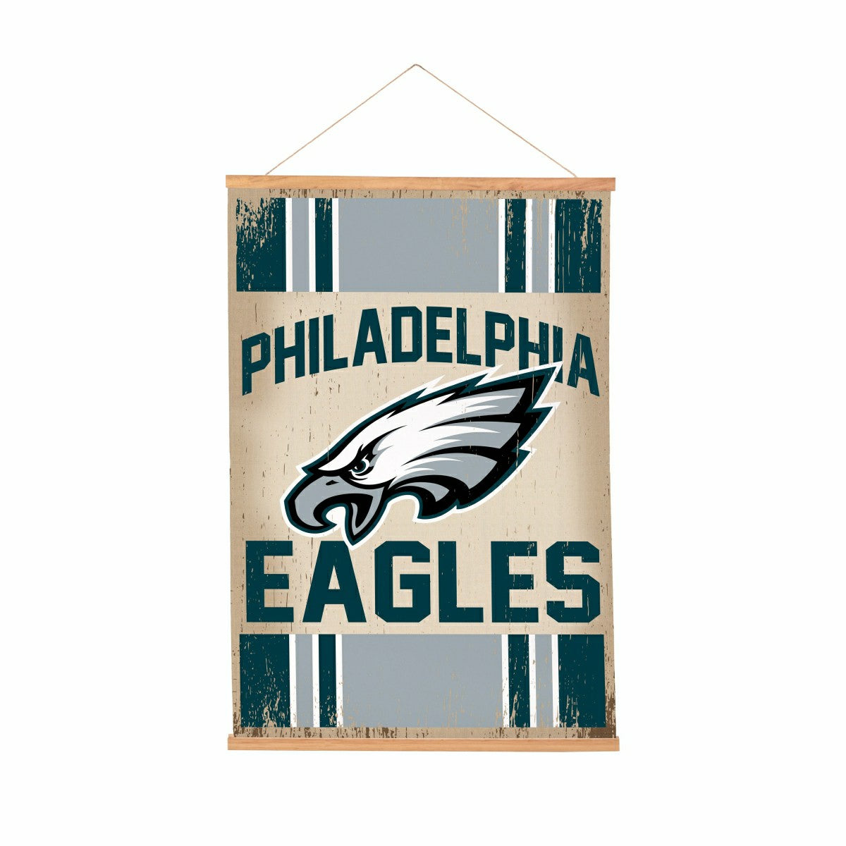 Philadelphia Eagles, Canvas Wall Tapestry, Medium, 36x24, NFL, Home