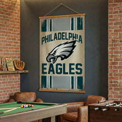 Philadelphia Eagles, Canvas Wall Tapestry, Large, 54x36, NFL, Home