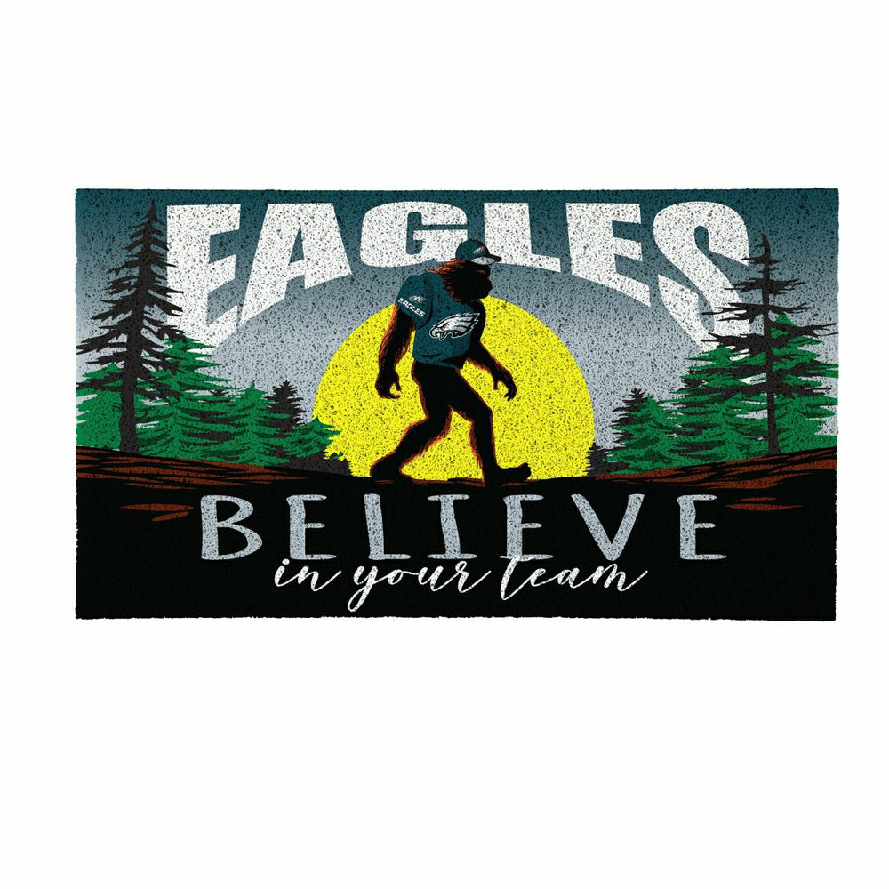 Philadelphia Eagles Bigfoot PVC Mat, 28"x16", NFL