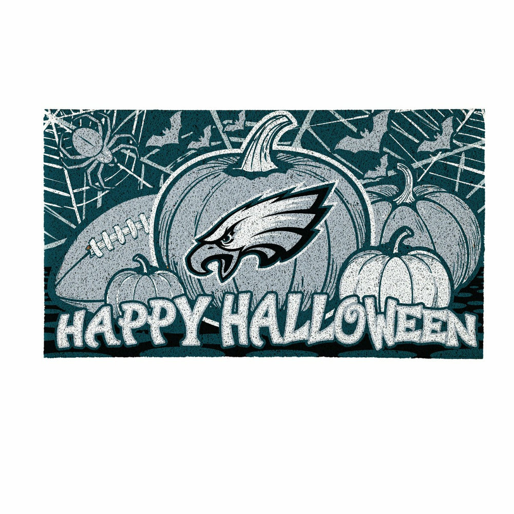 Philadelphia Eagles Halloween PVC Mat, 28"x16", NFL