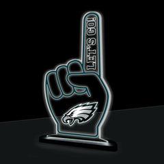 Philadelphia Eagles NFL Football Foam Finger Desklite LED Decor, NFL, Home