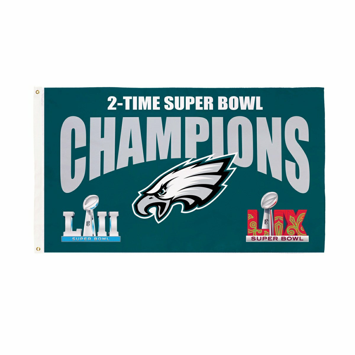 Philadelphia Eagles Multi-Win Super Bowl Champions Football 3x5 Flag, NFL, Home