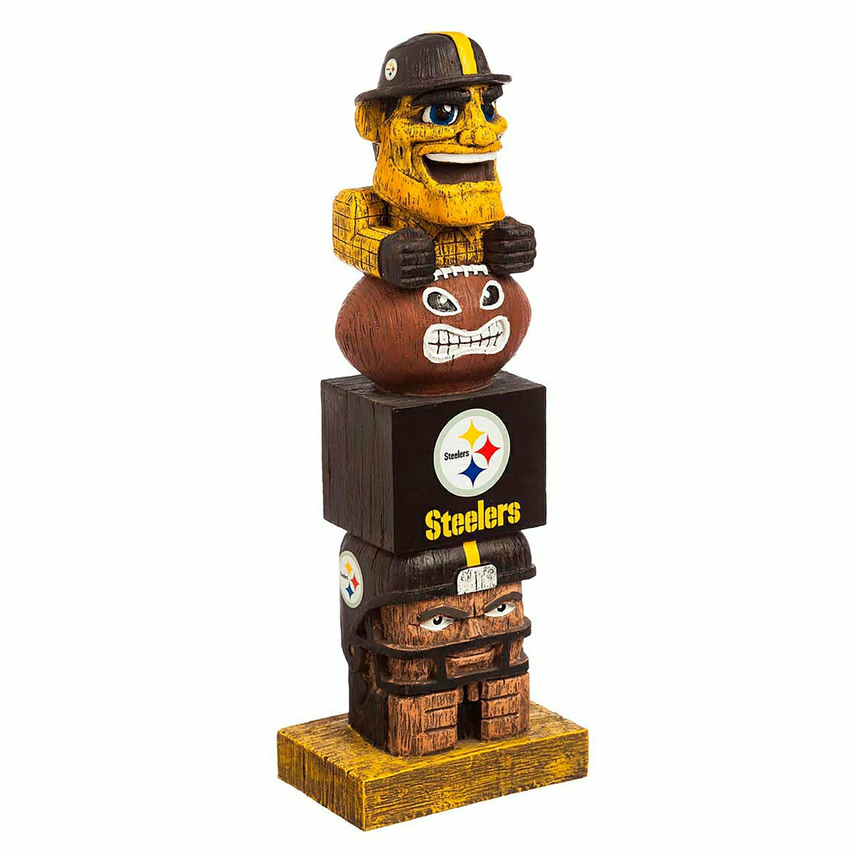 Pittsburgh Steelers Tiki Team Totem Garden Statue, NFL, Home