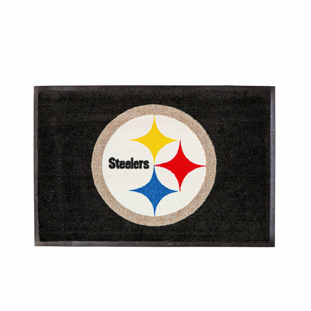 2'x3' USA Made Indoor/Outdoor Entryway Mat, Pittsburgh Steelers, NFL