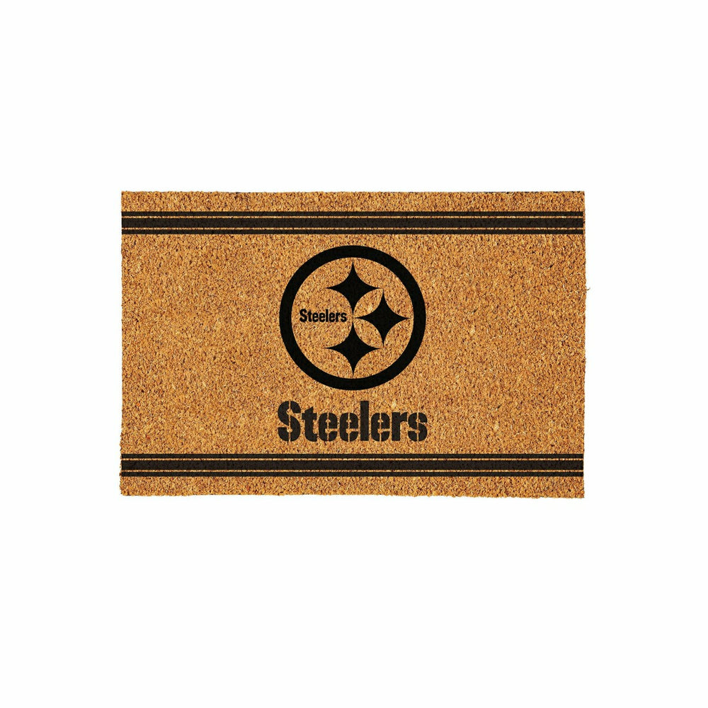 Pittsburgh Steelers Large One Color Coir Mat, 36"x24", NFL