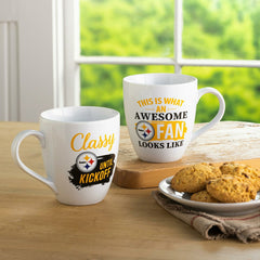 Pittsburgh Steelers, Ceramic Cup O'Java 17oz Gift Set, NFL
