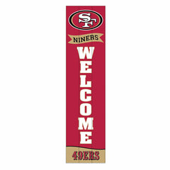 San Francisco 49ers Large Single Sided Leaner, 46", NFL, Home