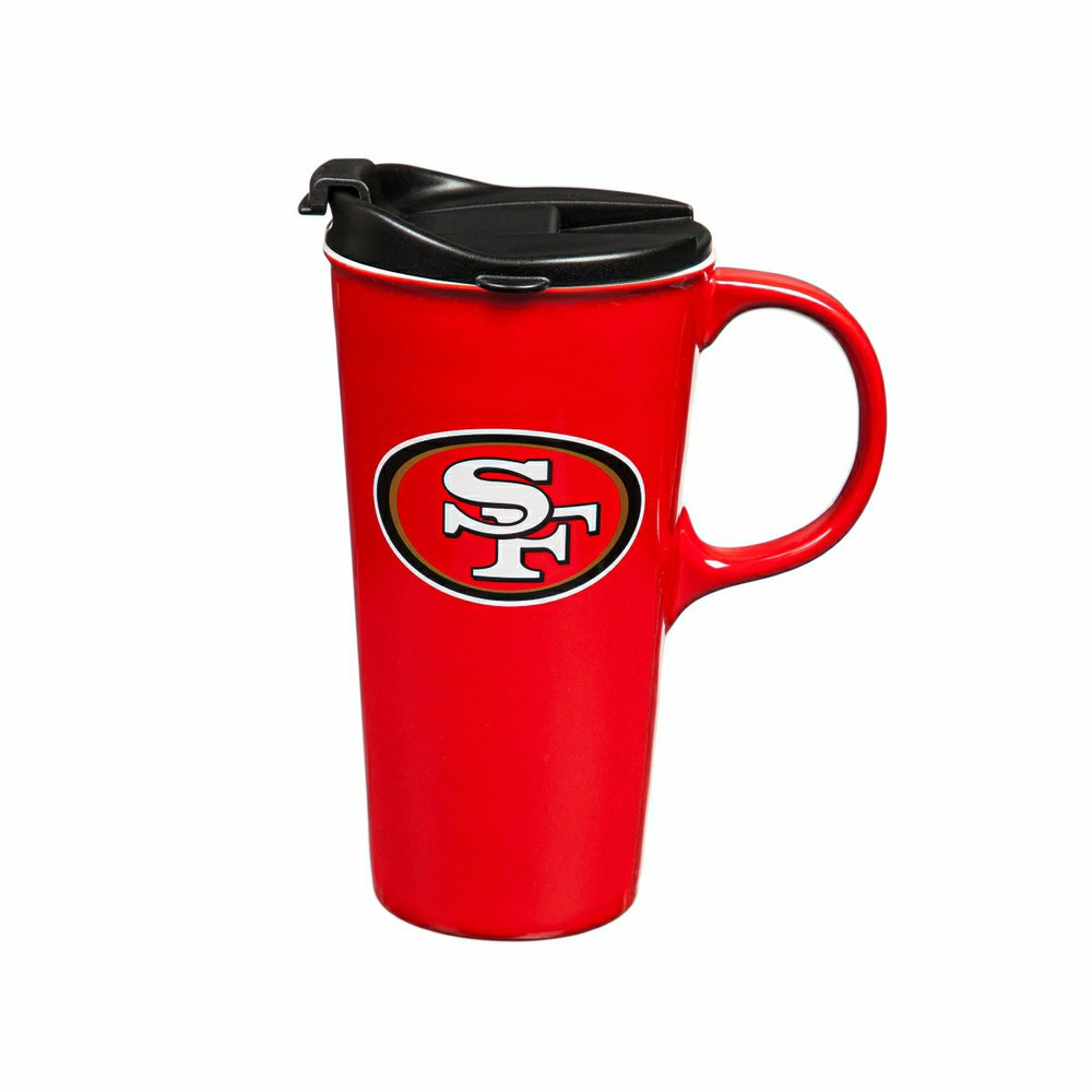 San Francisco 49ers, 17oz Boxed Travel Latte, NFL, Home