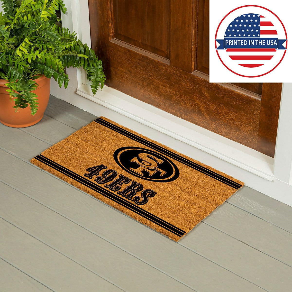 San Francisco 49ers, Coir Mat 1C, NFL