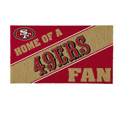 San Francisco 49ers, PVC Mat COLOR, Home of a Fan, NFL