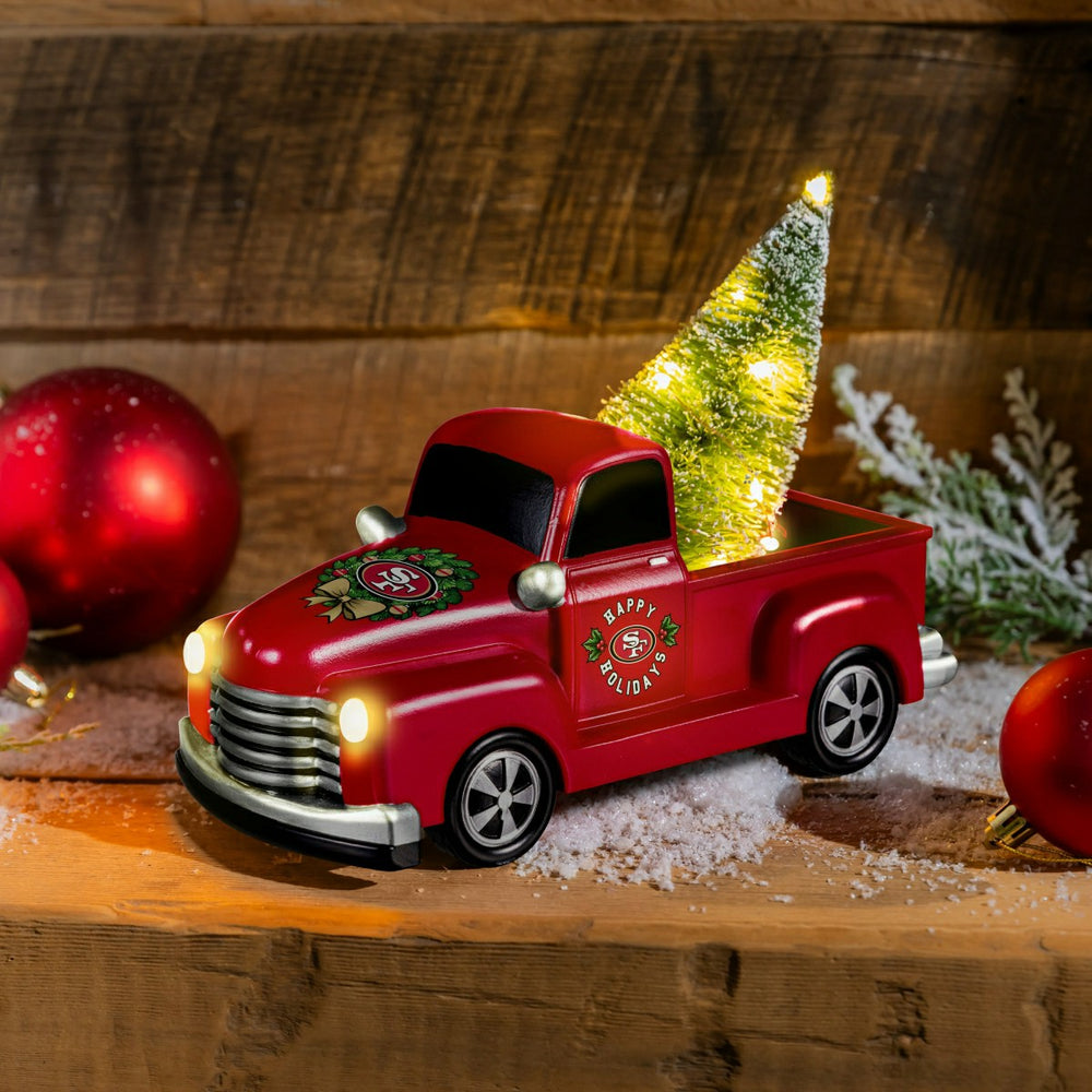 San Francisco 49ers Holiday Rally Truck Statue, NFL, Home