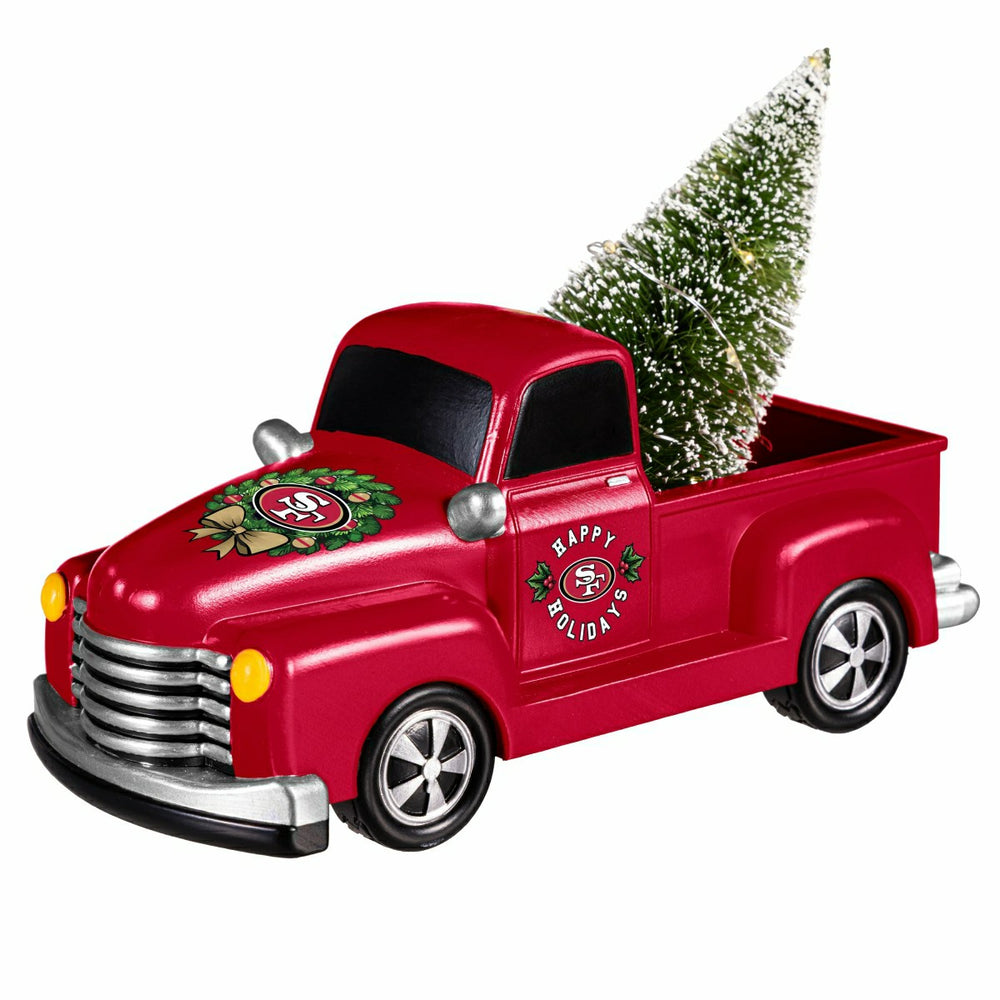 San Francisco 49ers Holiday Rally Truck Statue, NFL, Home