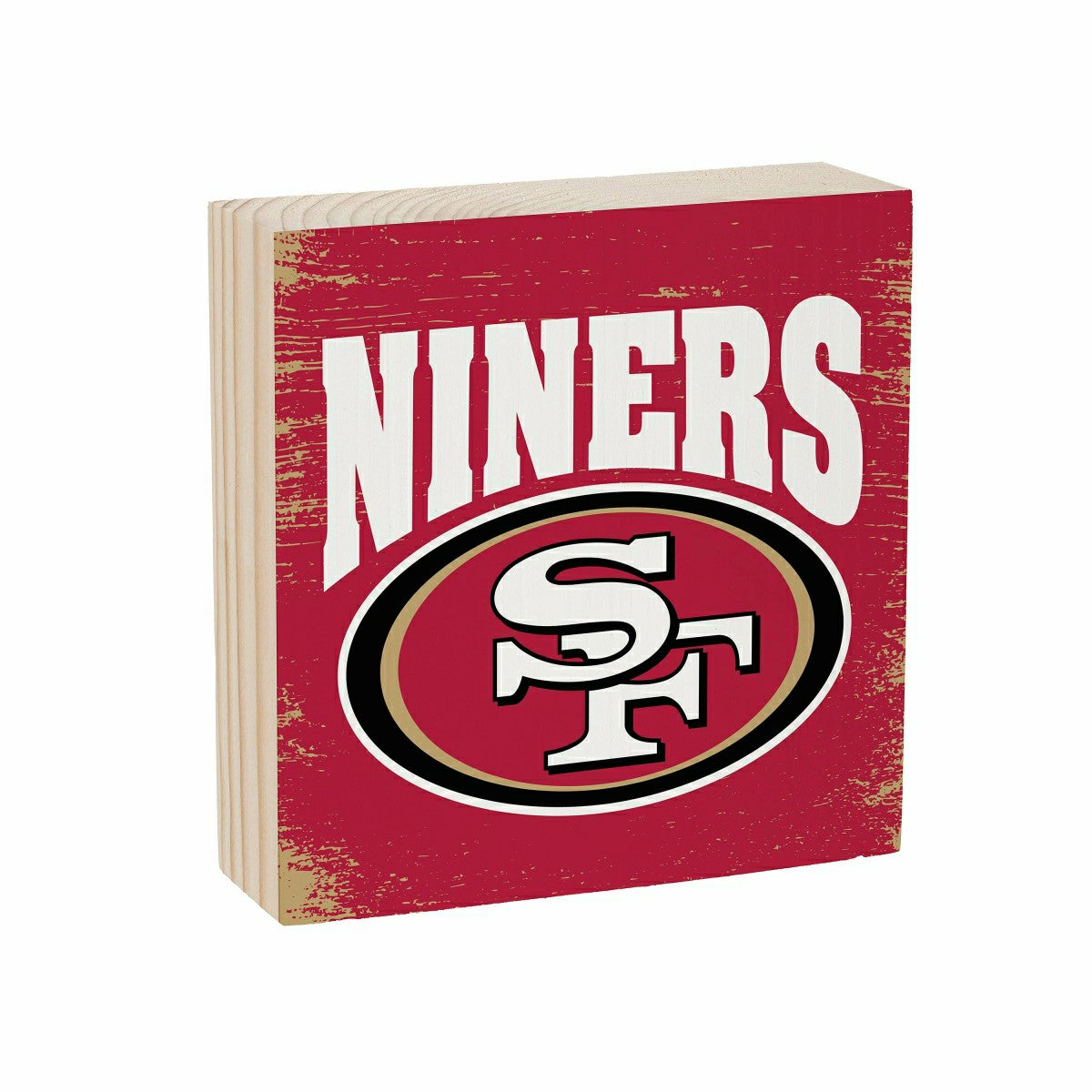 San Francisco 49ers Plock, Down Home Fans, 6x6, NFL, Home
