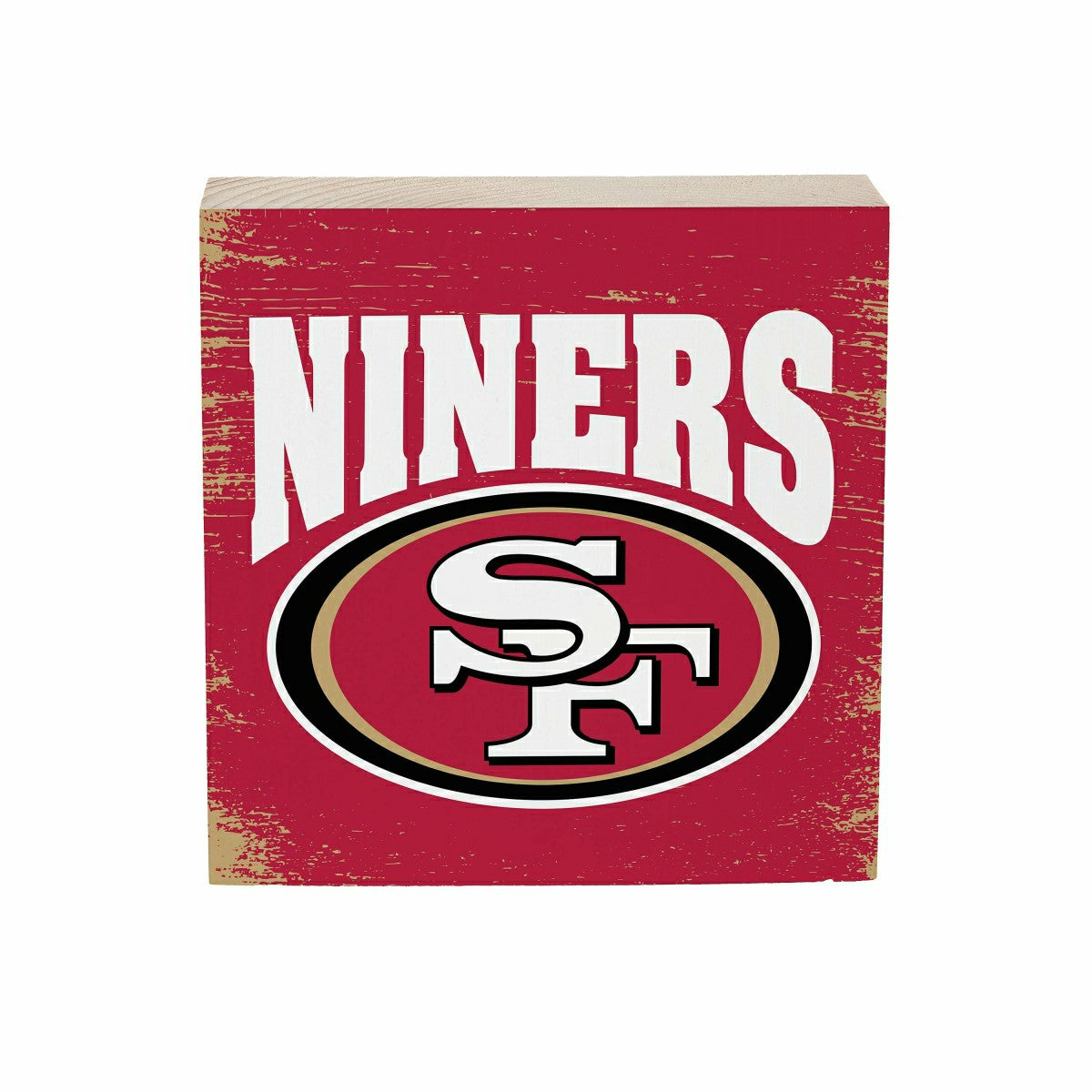 San Francisco 49ers Plock, Down Home Fans, 6x6, NFL, Home