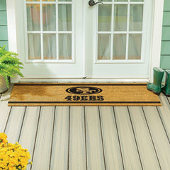 San Francisco 49ers Extra Large One Color Coir Mat, 60"x24", NFL