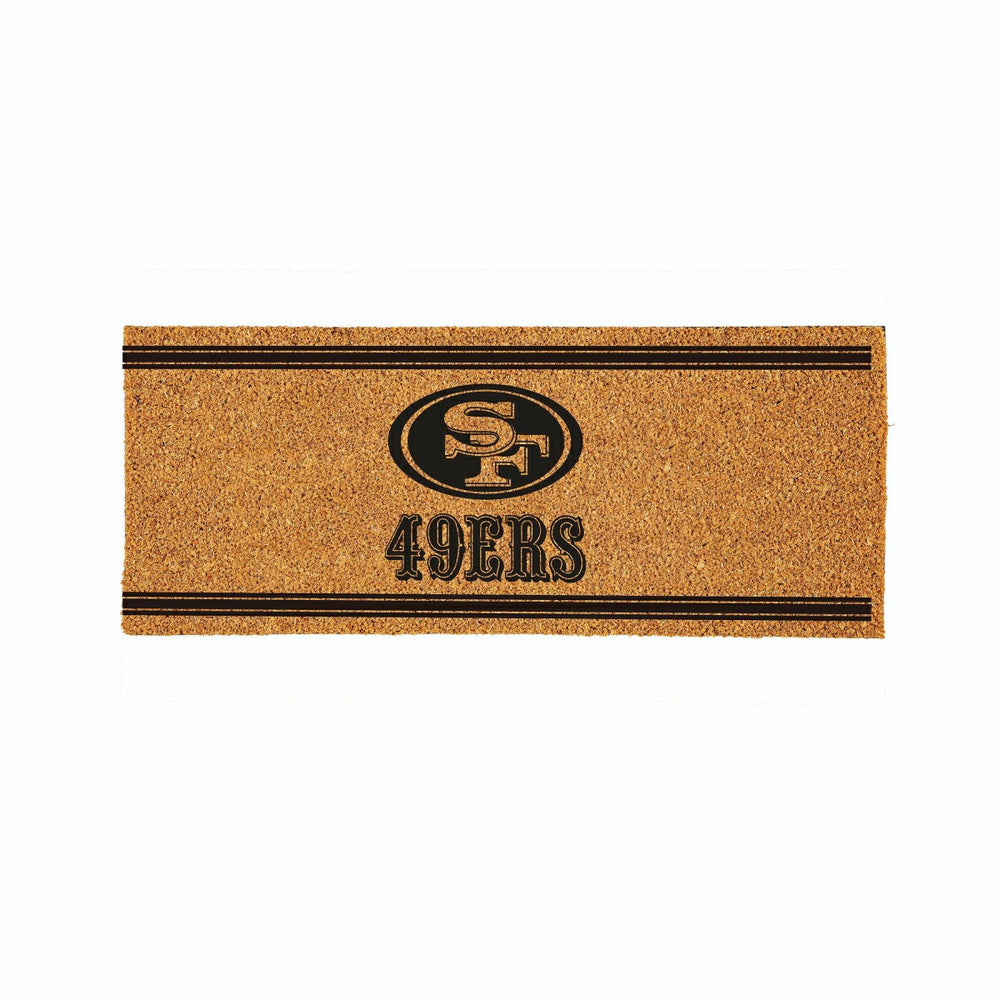 San Francisco 49ers Extra Large One Color Coir Mat, 60"x24", NFL