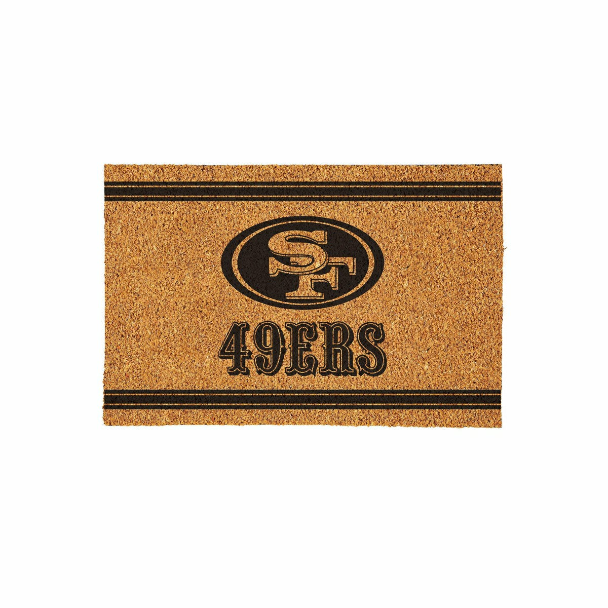 San Francisco 49ers Large One Color Coir Mat, 36"x24", NFL