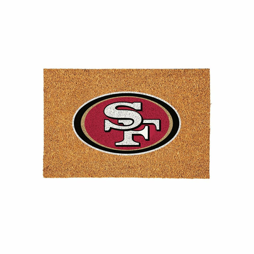 San Francisco 49ers Large Full Color Coir Mat, 36"x24", NFL
