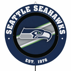 Seattle Seahawks, Metal Lite, Round, NFL