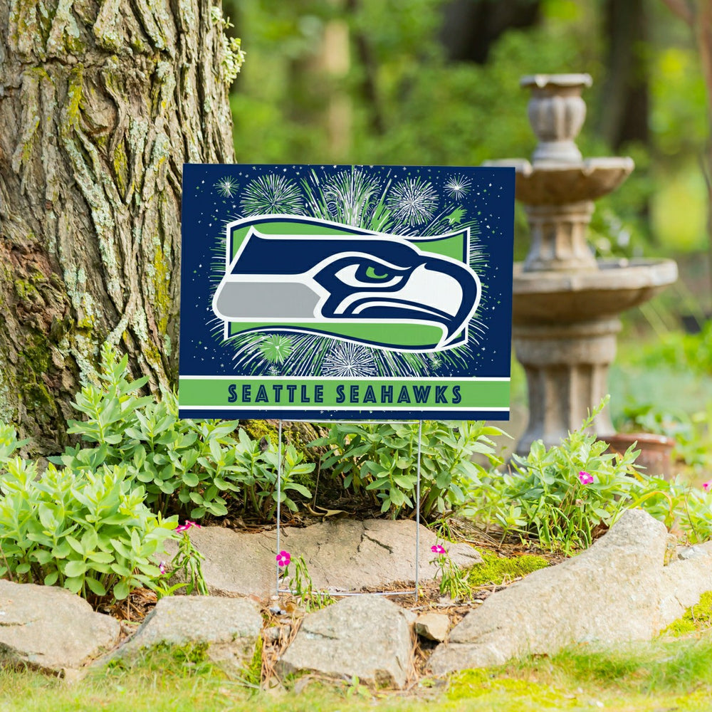 Seattle Seahawks Yard Sign, Patriotic, NFL, Home