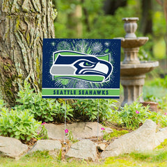 Seattle Seahawks Yard Sign, Patriotic, NFL, Home