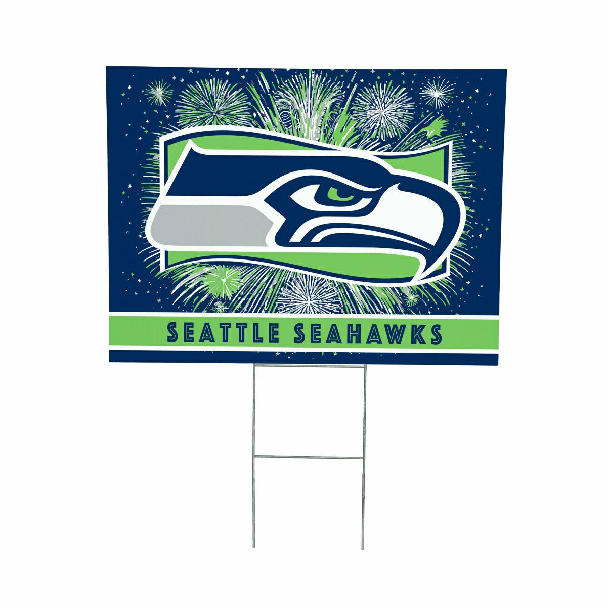 Seattle Seahawks Yard Sign, Patriotic, NFL, Home