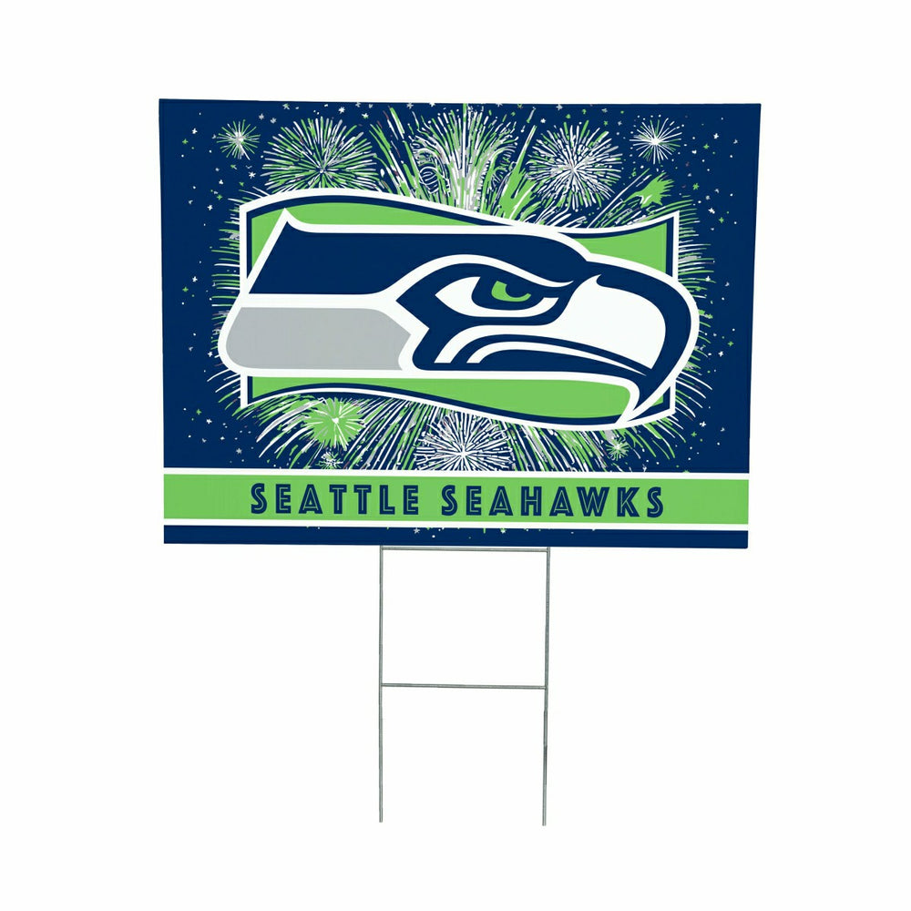 Seattle Seahawks Yard Sign, Patriotic, NFL, Home