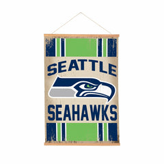 Seattle Seahawks, Canvas Wall Tapestry, Medium, 36x24, NFL, Home