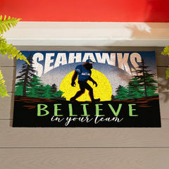Seattle Seahawks Bigfoot PVC Mat, 28"x16", NFL