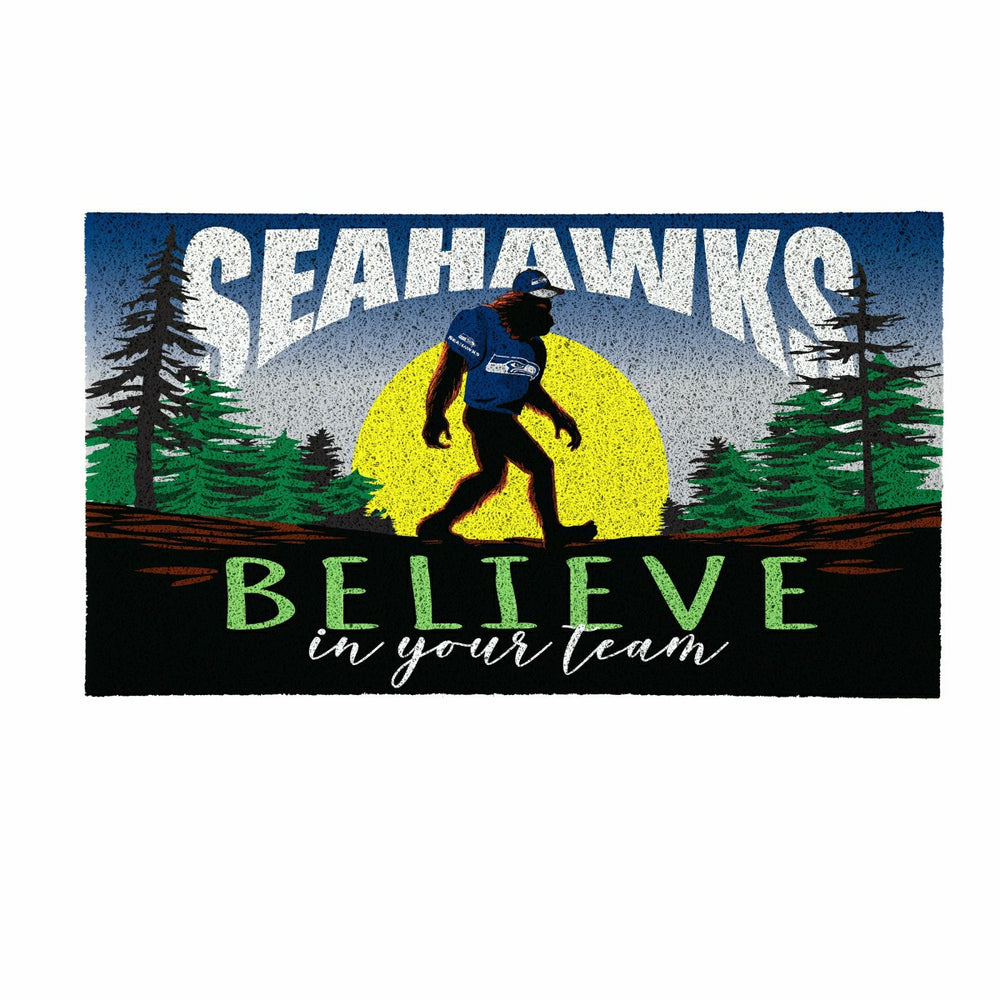Seattle Seahawks Bigfoot PVC Mat, 28"x16", NFL