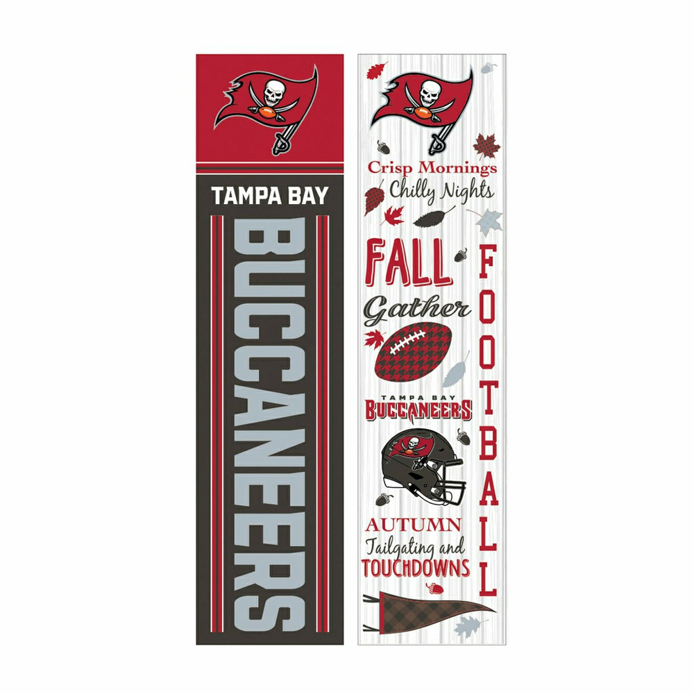 46" Double Sided Leaner, Tampa Bay Buccaneers, Fall Seasonal, NFL, Home
