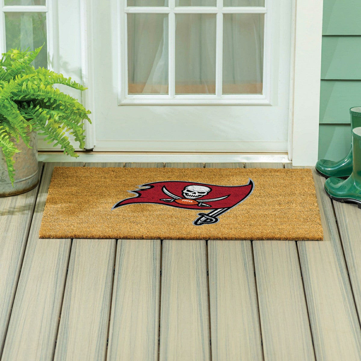 Tampa Bay Buccaneers Large Full Color Coir Mat, 36"x24", NFL