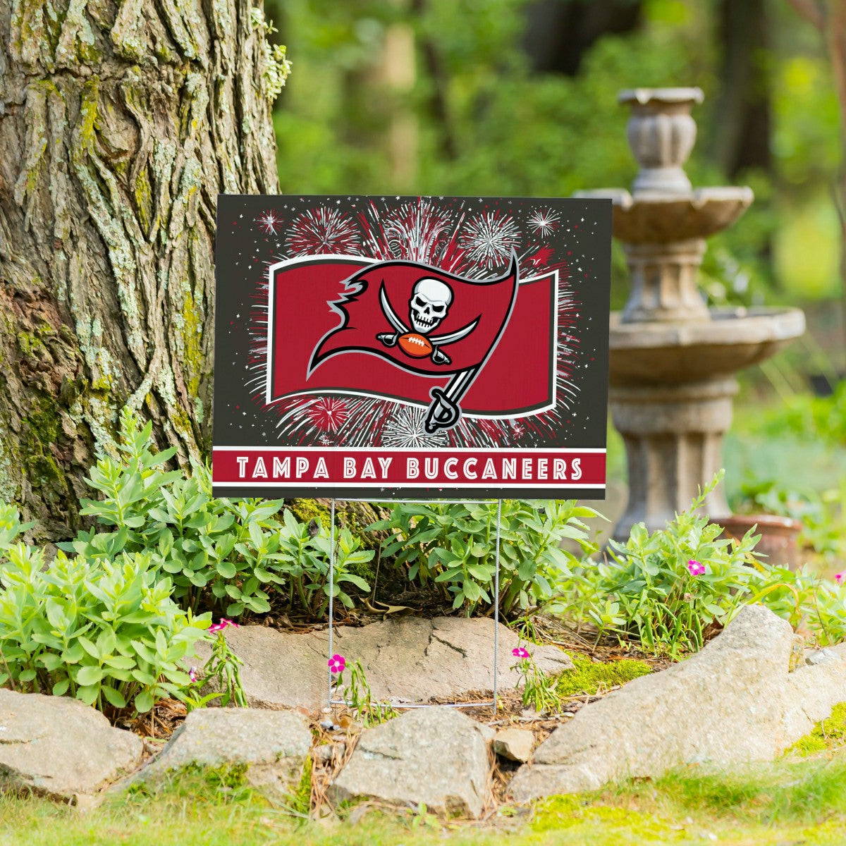 Tampa Bay Buccaneers Yard Sign, Patriotic, NFL, Home