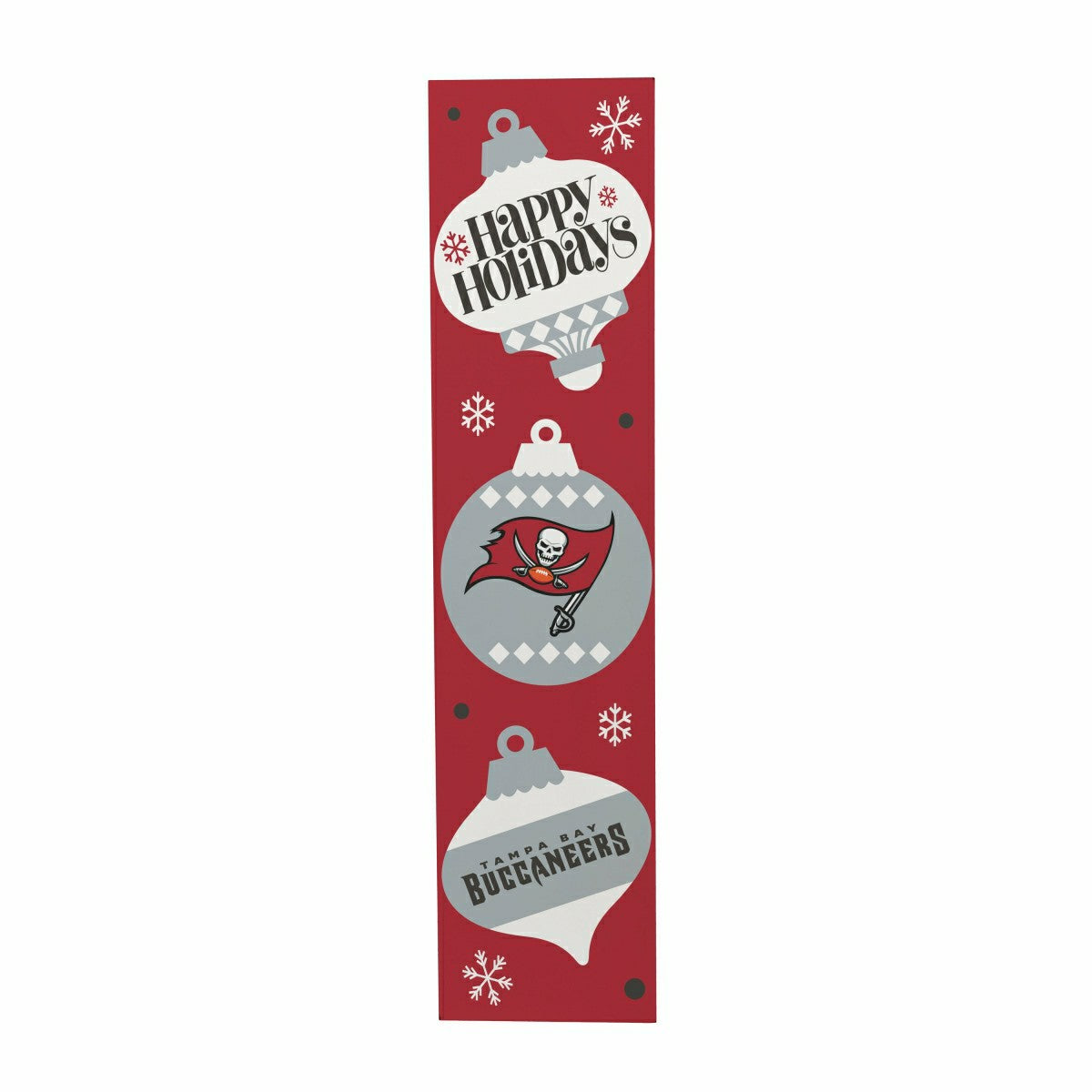 47" Double Sided Leaner, Tampa Bay Buccaneers, Christmas, NFL, Home