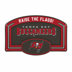 Tampa Bay Buccaneers USA Embossed Steel Wall Sign, 11" x 17", NFL, Home