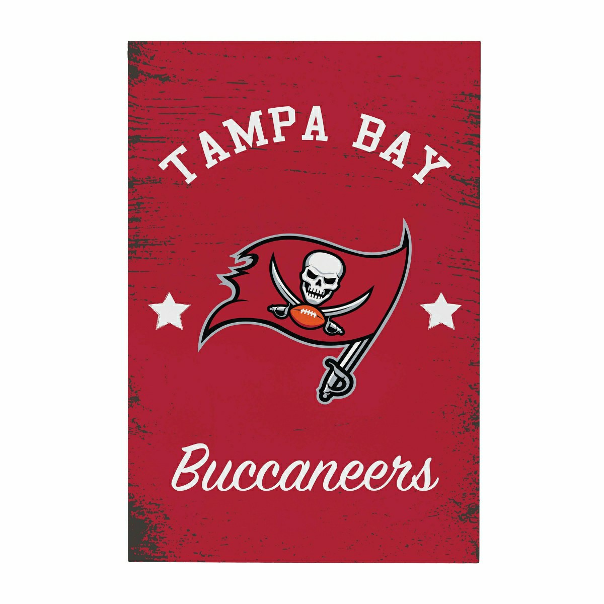 Tampa Bay Buccaneers Wood Wall Sign, 16x24, NFL, Home