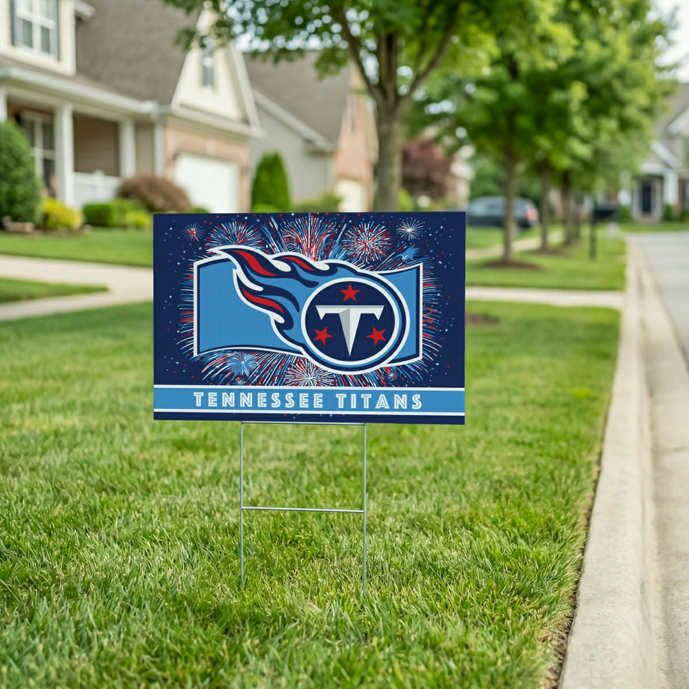 Tennessee Titans Yard Sign, Patriotic, NFL, Home