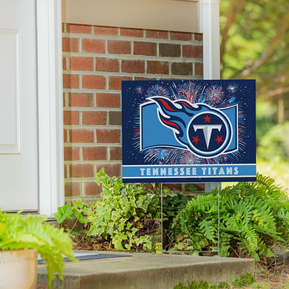 Tennessee Titans Yard Sign, Patriotic, NFL, Home