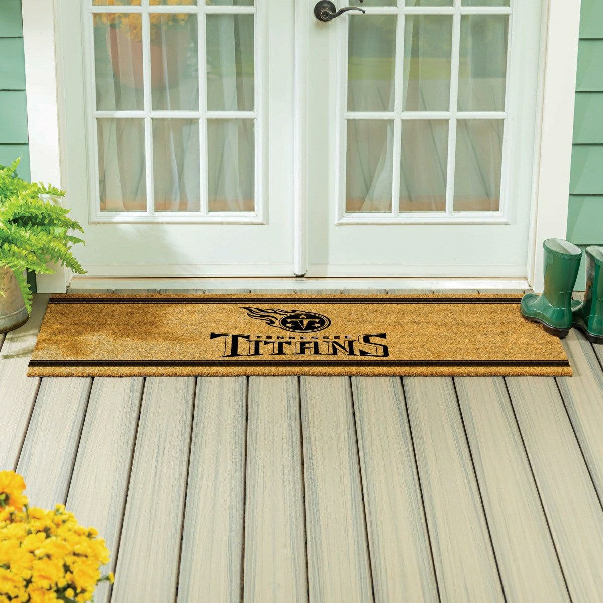 Tennessee Titans Extra Large One Color Coir Mat, 60"x24", NFL