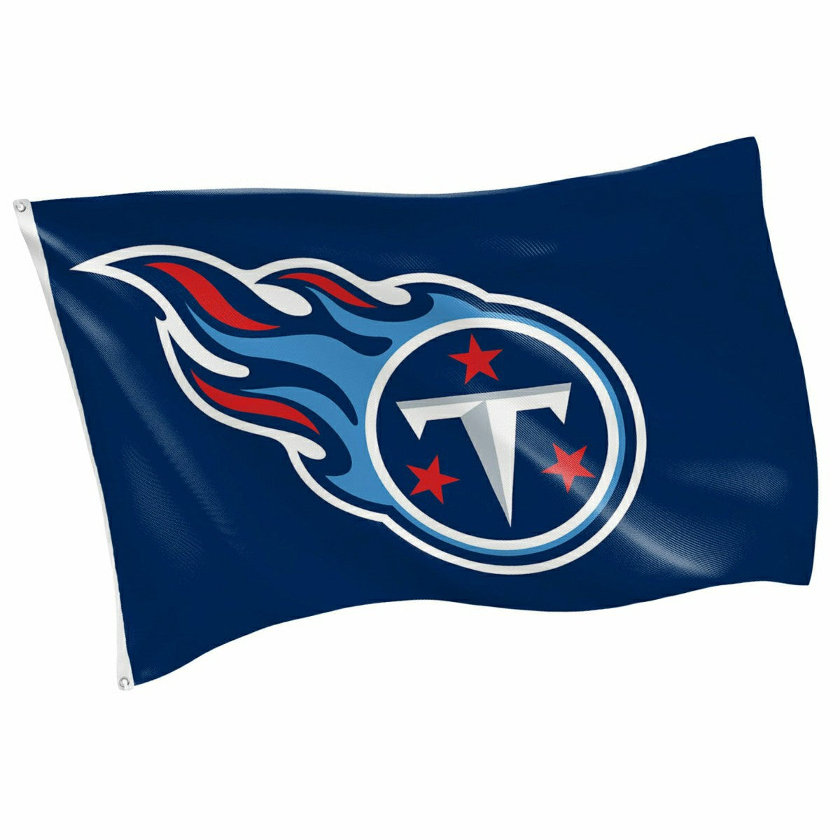 Tennessee Titans Single Sided Flag w/ 2 Grommets, 3'x5', NFL, Home