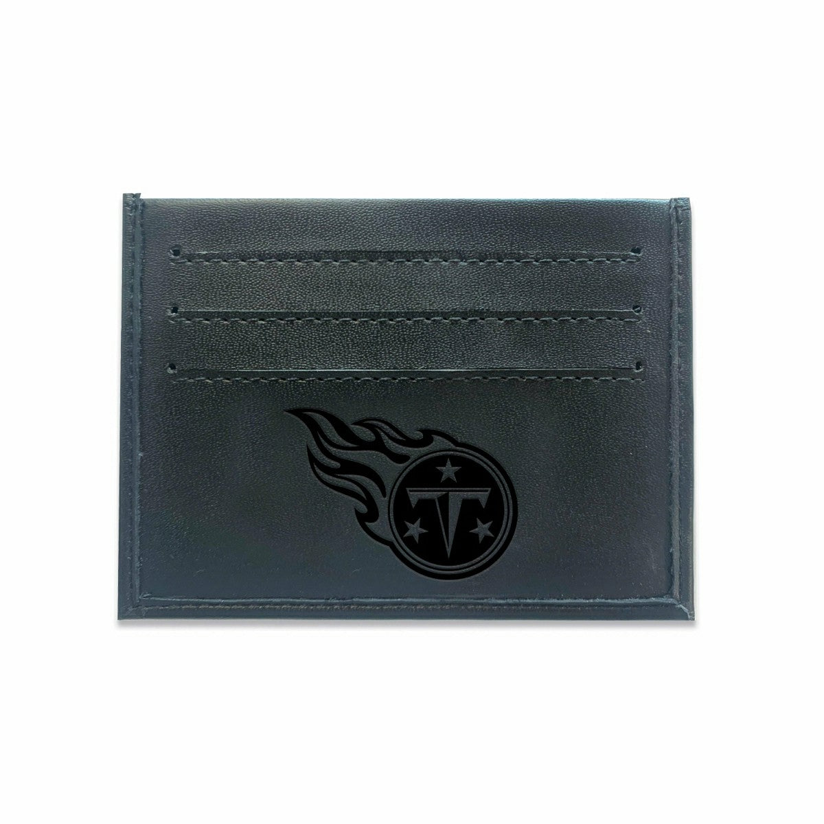 Front Pocket Wallet w/ RFID Blocking, Tennessee Titans, Black, NFL, Home
