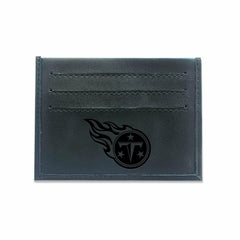 Front Pocket Wallet w/ RFID Blocking, Tennessee Titans, Black, NFL, Home