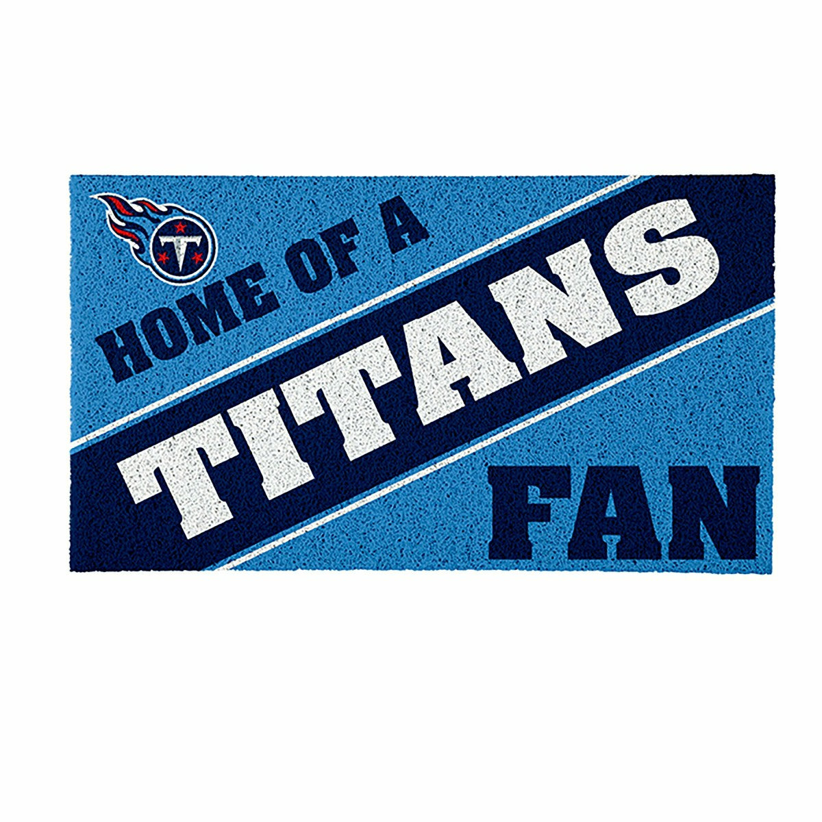 Tennessee Titans, PVC Mat COLOR, Home of a Fan, NFL