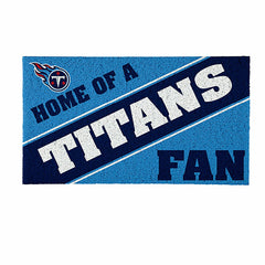 Tennessee Titans, PVC Mat COLOR, Home of a Fan, NFL