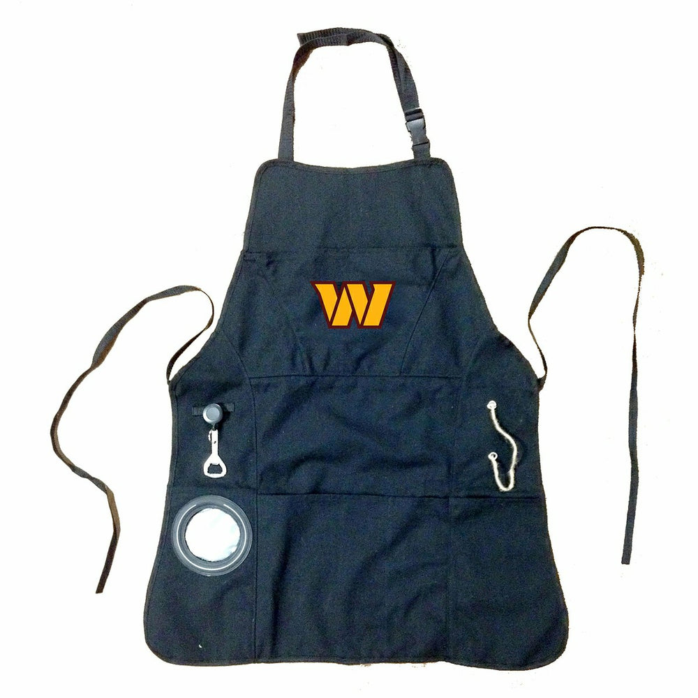 Grill Apron, Black, Washington Commanders, NFL, Home