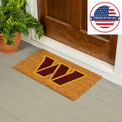 Coir Mat, 16"x28", Washington Commanders, NFL